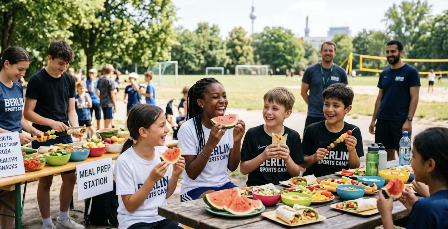 Kinder beim gemeinsamen Essen – dafür steht Berlin Signature Catering